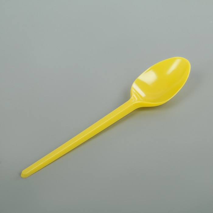 Набор ложек столовых 100 шт, цвет желтый