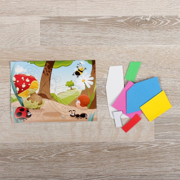 Аппликация 3D "Веселая стрекоза" из EVA