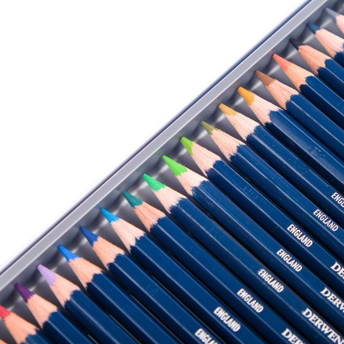 Карандаши художественные акварельные Derwent WaterColour 24цв. мет.кор 32883