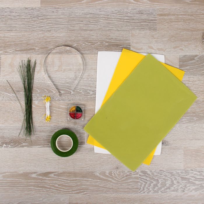 Набор для создания ободка из фоамирана "Крокусы"