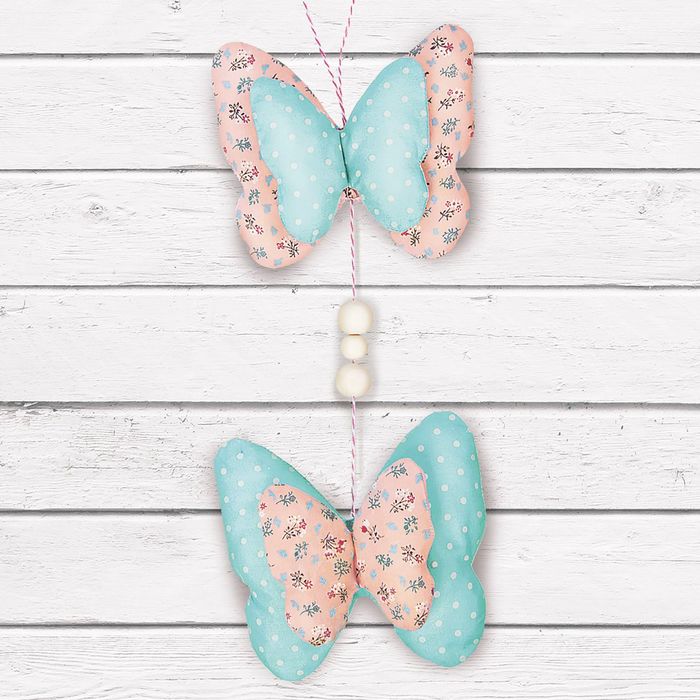 Мягкая игрушка «Подвеска – бабочки», набор для шитья