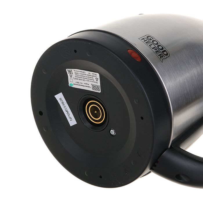Чайник электрический GOODHELPER KS-18B01, 1.8 л, 1500 Вт, нержавеющая сталь