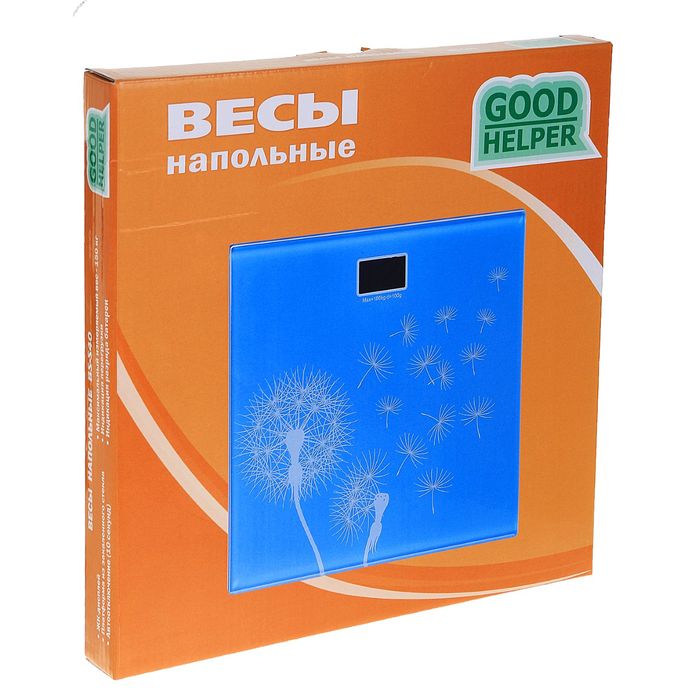 Весы напольные GOODHELPER BS-S40, электронные, до 150 кг, белые