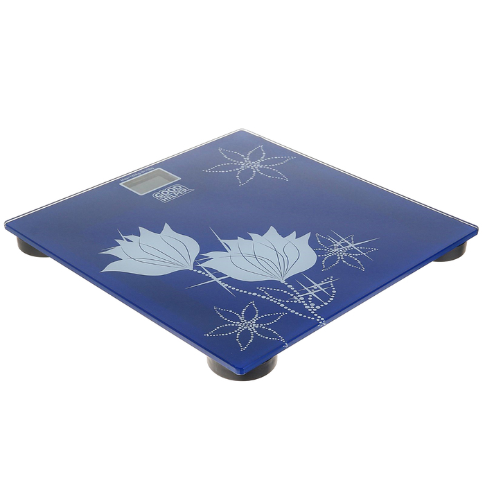 Весы напольные GOODHELPER BS-S40, электронные, до 150 кг, синие