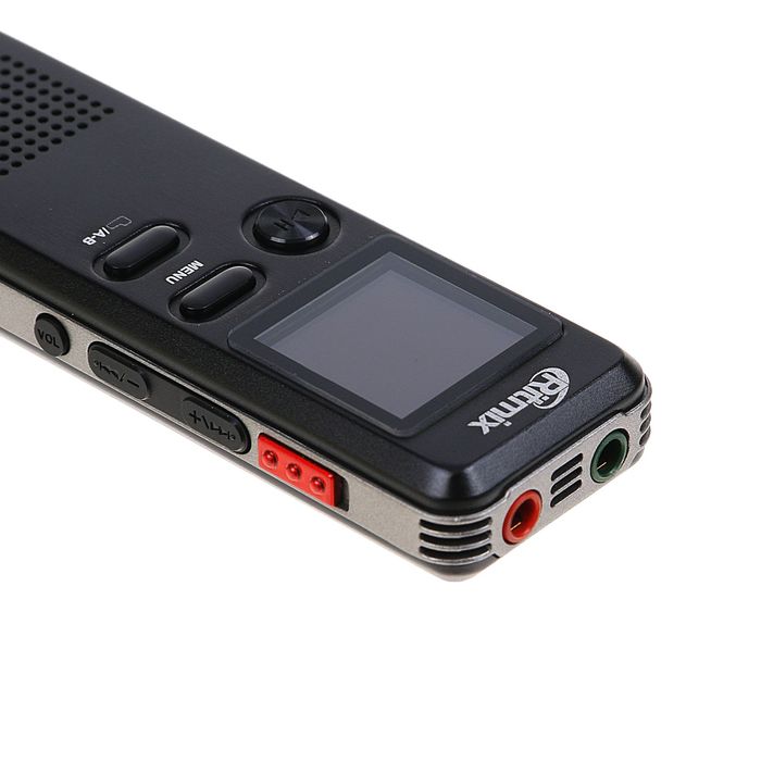 Диктофон RITMIX RR-610 4Gb, MP3, дисплей с подсветкой, литий-полимерный аккумулятор