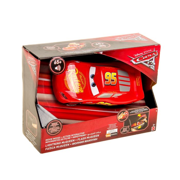 Машинка интерактивная "Молния МакКуин", со световыми и звуковыми эффектами