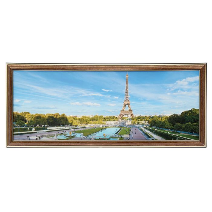 Картина "Улица Парижа" 22*52 см