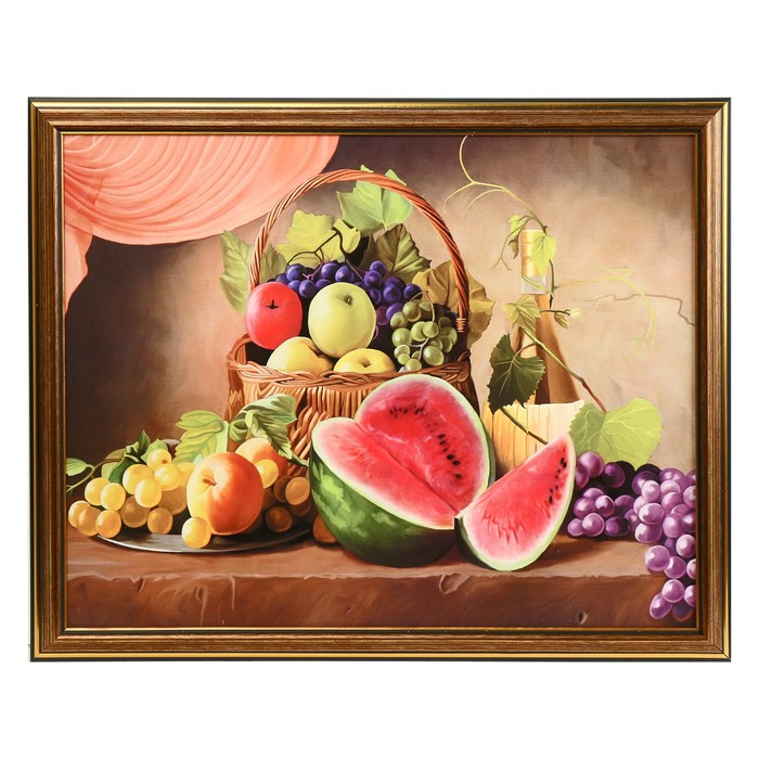 Картина "Натюрморт с арбузом"