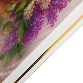 

Картина "Ваза с букетом сирени" 35х28 (38*31) см