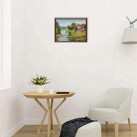 

Картина "Домик у реки" 43*33 см