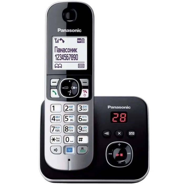 Телефон Panasonic KX-TG6821 RUB DECT, а/отв, комплект из базы и трубки, полифония