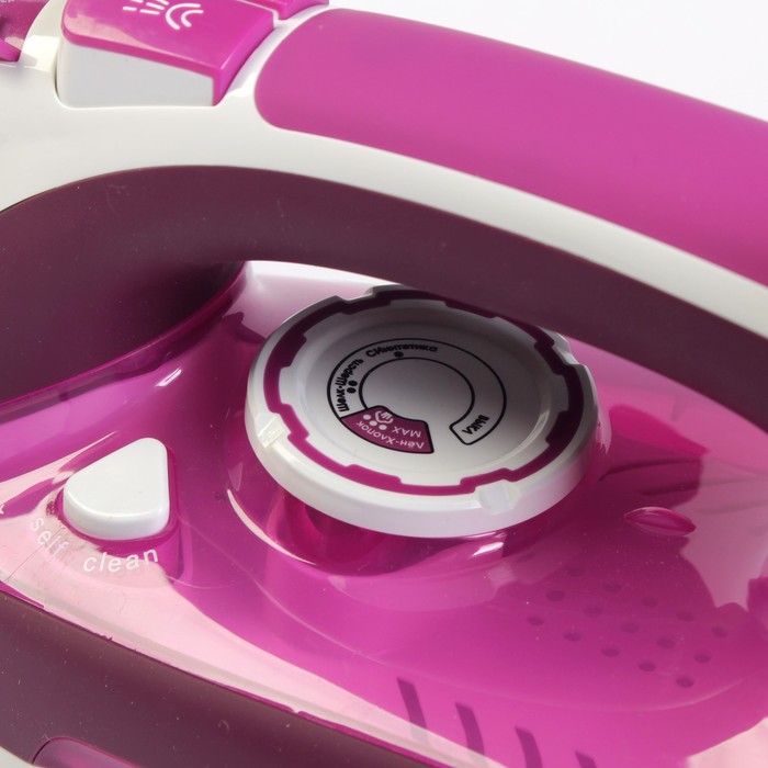 Утюг Centek CT-2332, 2600 Вт, 380 мл, керам., капля-стоп, антинак., самоочист., пурпурный