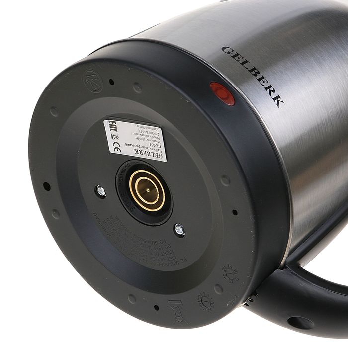 Чайник электрический GELBERK GL-333, 1.8 л, 1500 Вт, нержавеющая сталь, матовый
