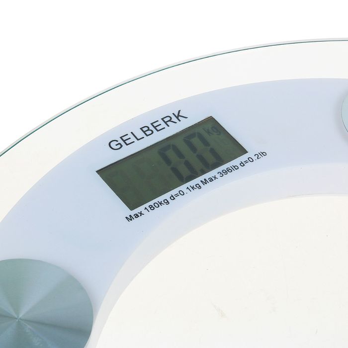 Весы напольные GELBERK GL-201, электронные, до 180 кг