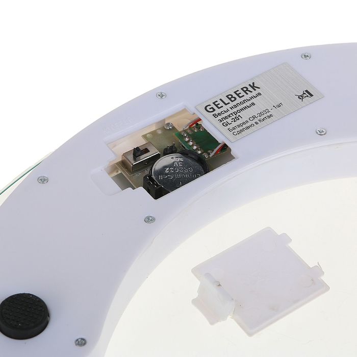 Весы напольные GELBERK GL-201, электронные, до 180 кг