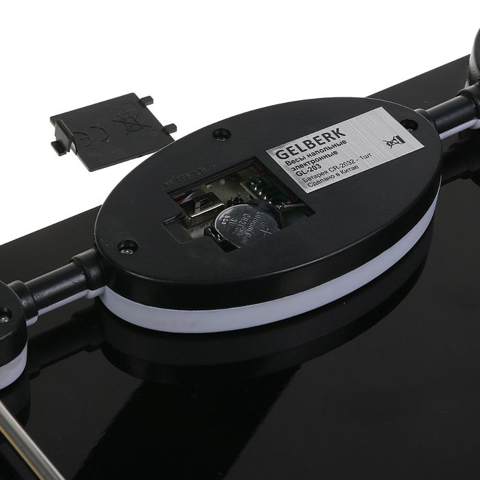 Весы напольные GELBERK GL-203, электронные, до 180 кг