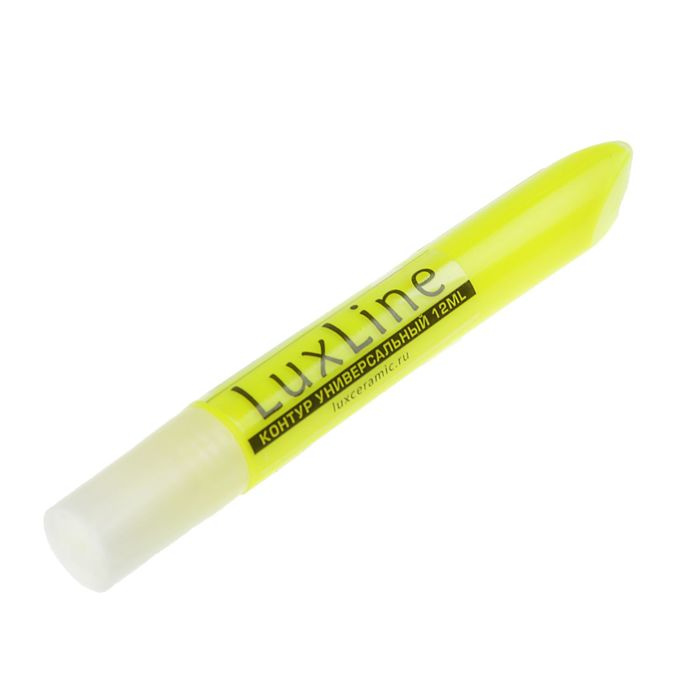 Контур универсальный Fluo 12 мл LUXART LuxLine Жёлтый флуоресцентный L