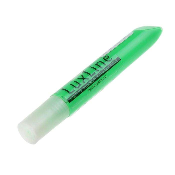 Контур универсальный Fluo 12 мл LUXART LuxLine Зелёный флуоресцентный