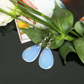 

Серьги мини "Лунный камень" капля