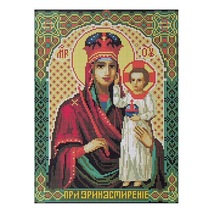 Алмазная вышивка 30*40 "Призри на смирение" холст, емкость, стержень с клеевой подушечкой