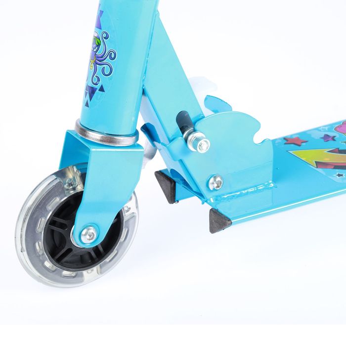 Самокат детский ONLITOP "Молния", цвет голубой