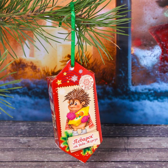 Подвеска на ёлку "Подарок от Деда Мороза", 6 шт.