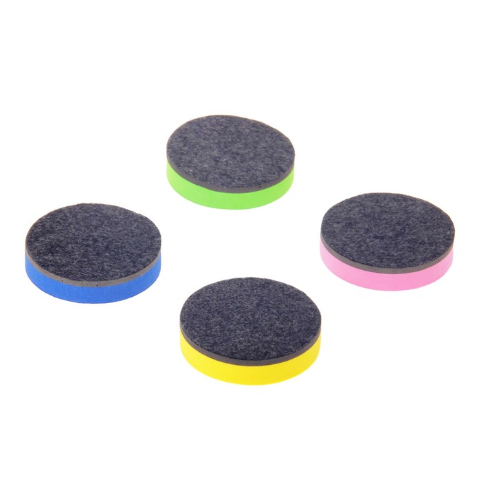 Губка магнитная для доски "Смайл",МИКС