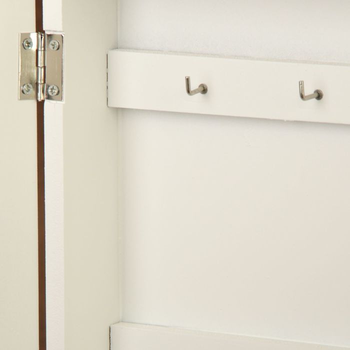 Ключница дерево ажурный растительный узор "Цветочный фон" 29,5х22х6 см