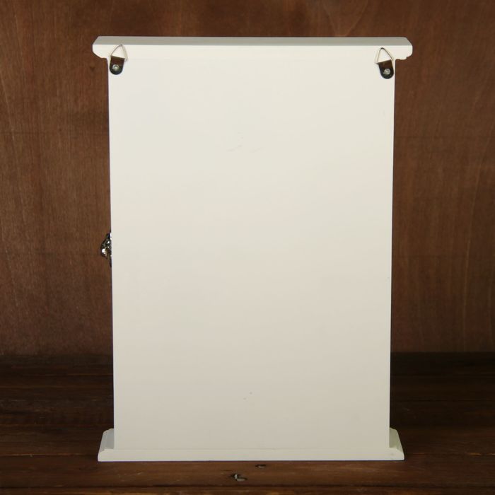 Ключница дерево ажурный растительный узор "Цветочный фон" 29,5х22х6 см