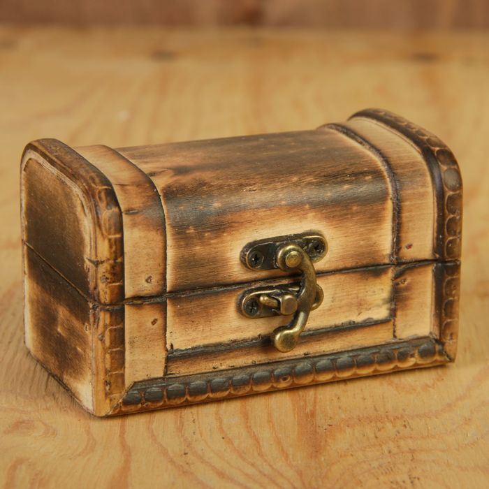 Шкатулка дерево сундучок "Эко-стиль" 8х11,5х7 см