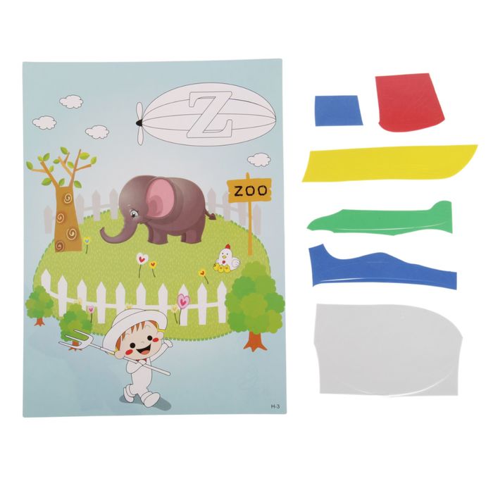 Аппликация - открытка 3D "Слоник" из ЕVA