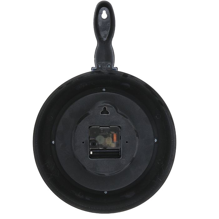 Часы настенные сковорода "Paris bistro", белые, 24*36см