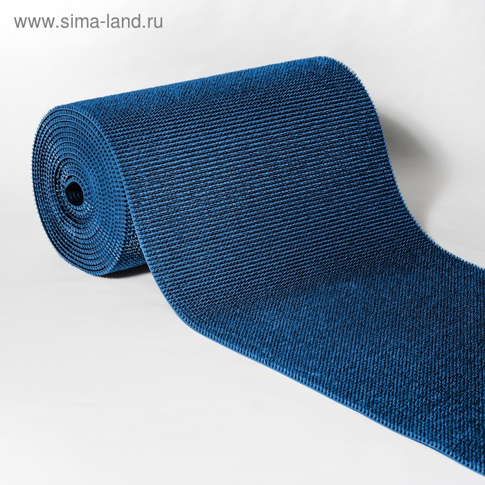 Покрытие ковровое щетинистое «Травка», 0,95×11,8 м, в рулоне, цвет синий ковровое покрытие иглопробивное флорт про 01022 3 м цвет чёрный