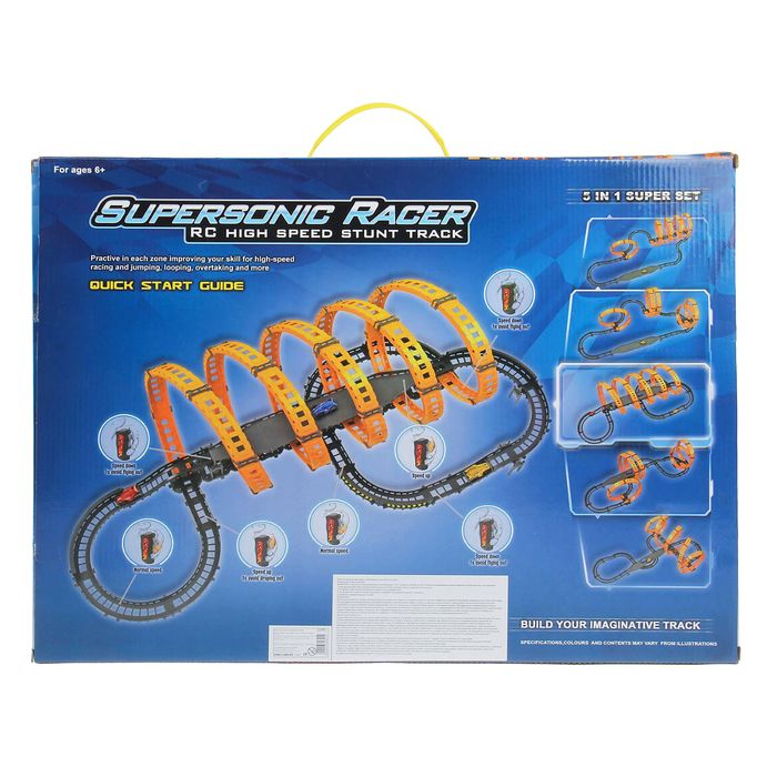 Автотрек "Мертвая петля", на радиоуправлении, 5 в 1, различные варианты сборки