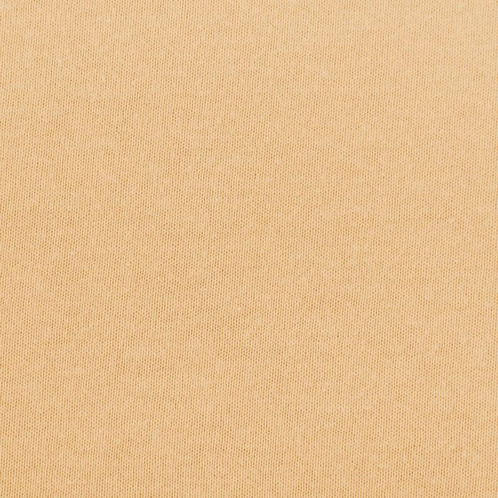 Простыня трикотажная на резинке, 140х200х20, цвет бежевый, 125 гр/м2