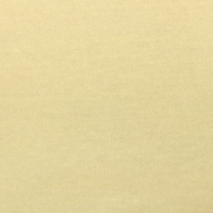 Простыня трикотажная на резинке, 200х200х20, цвет жёлтый, 125 гр/м2