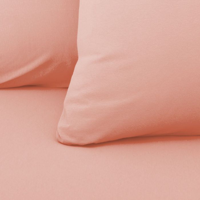 Наволочки трикотажные на молнии, 50х70 - 2шт, цвет розовый, 125 гр/м2