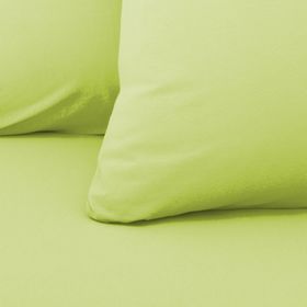 

Наволочки трикотажные на молнии, 70х70 - 2шт, цвет салатовый, 125 гр/м2