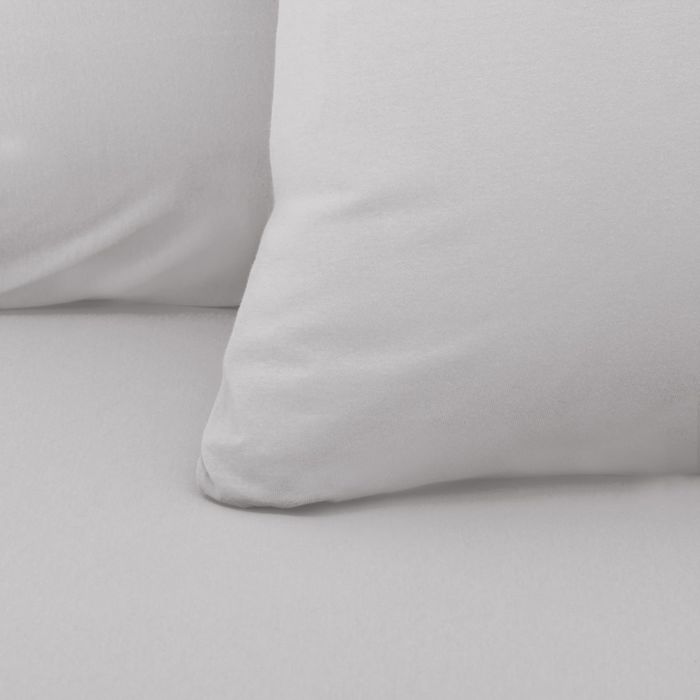 Наволочки трикотажные на молнии, 70х70 - 2шт, цвет серый, 125 гр/м2