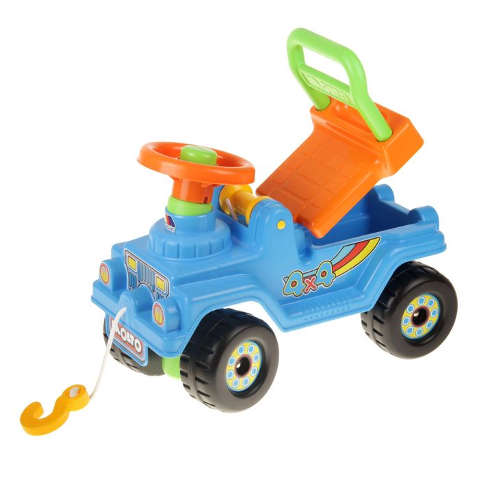 Толокар «Джип» 4х4 - №2, цвет голубой