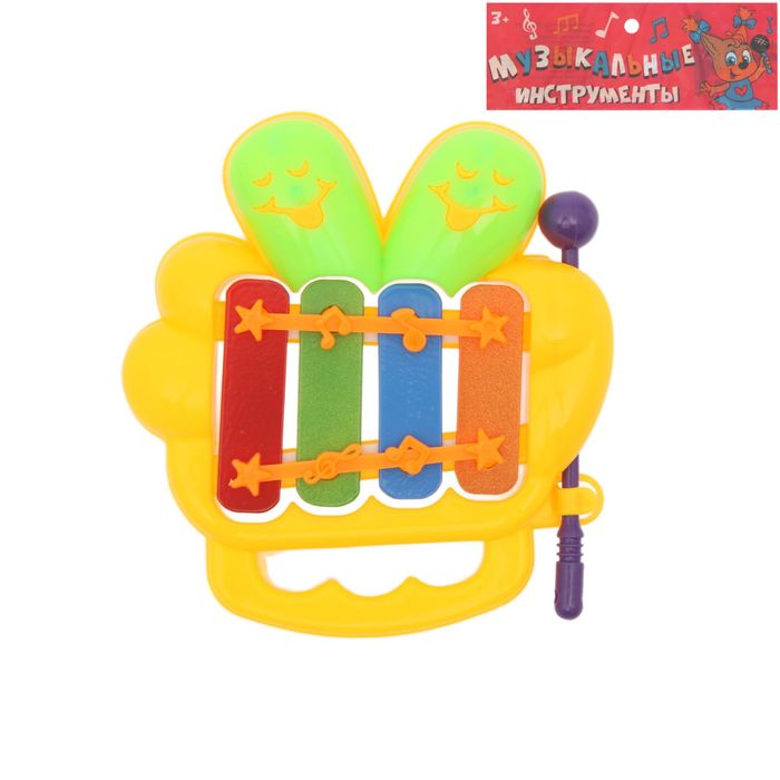 Металлофон "Улыбка", МИКС
