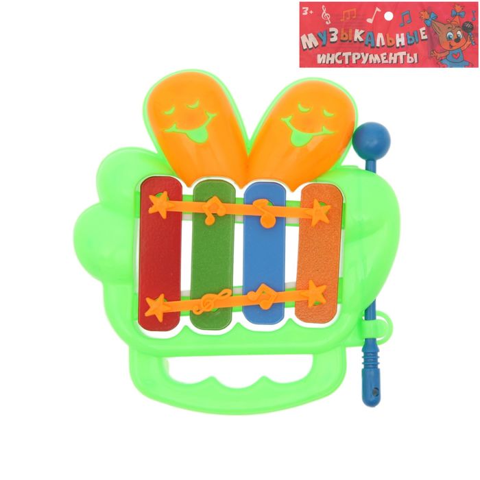 Металлофон "Улыбка", МИКС