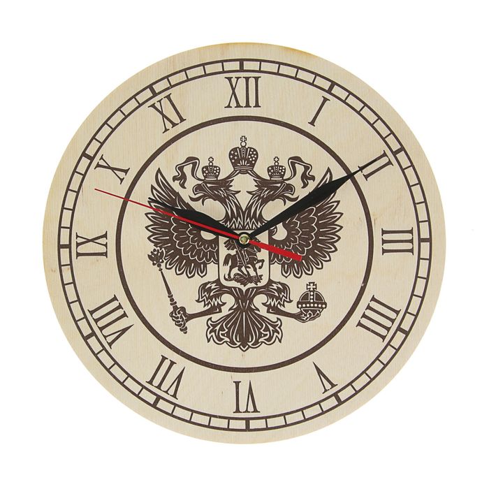 Часы для бани "Двуглавый орел", Ø 25см