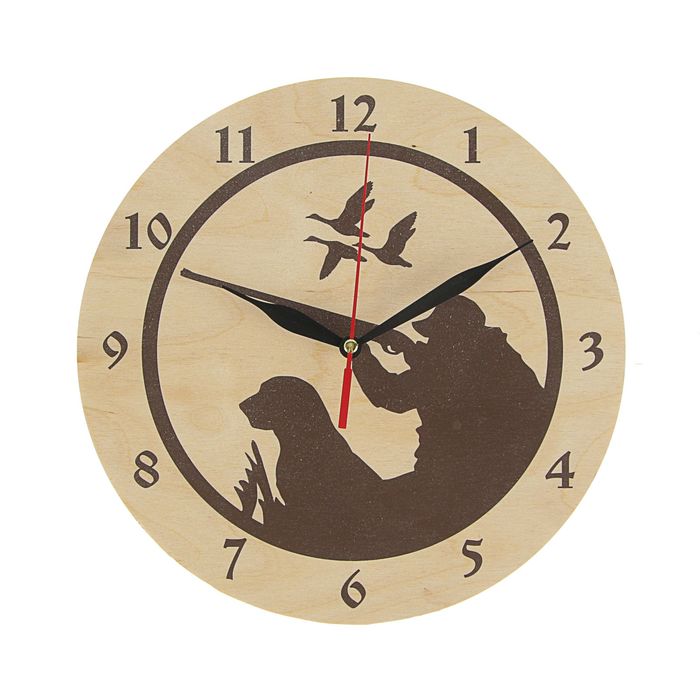 Часы "Охотник", Ø 25см