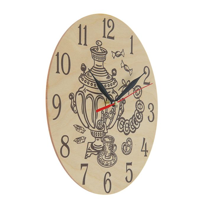 Часы "Самовар" круглые, Ø 25 см