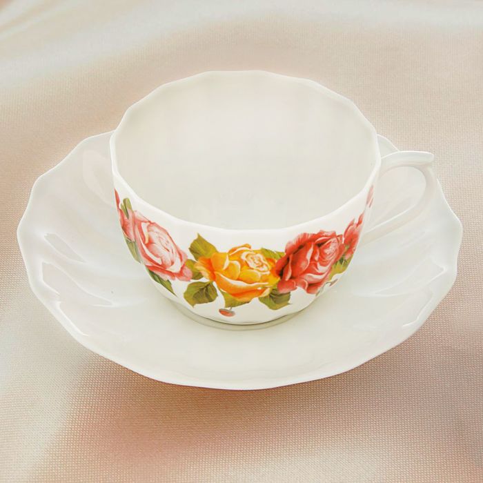 Чайная пара "Розы" , 200 мл
