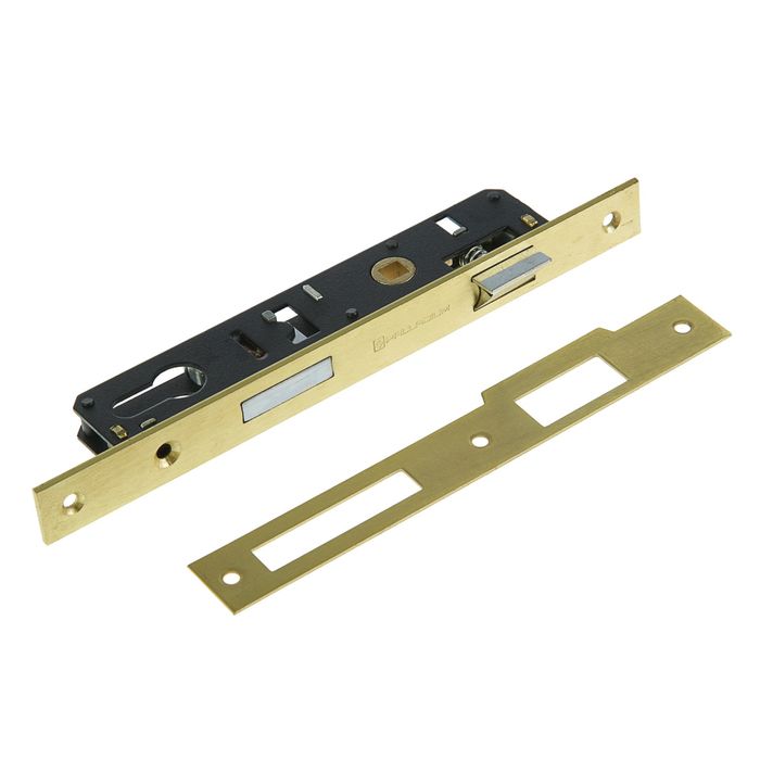 Замок врезной PALLADIUM 0153, 20 мм, цвет латунь