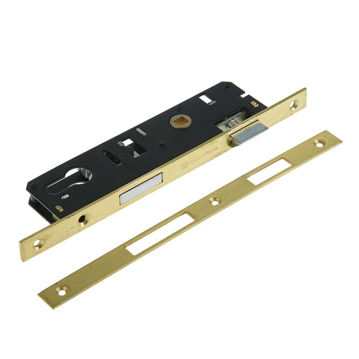 Замок врезной PALLADIUM 0153P, 30 мм, цвет латунь