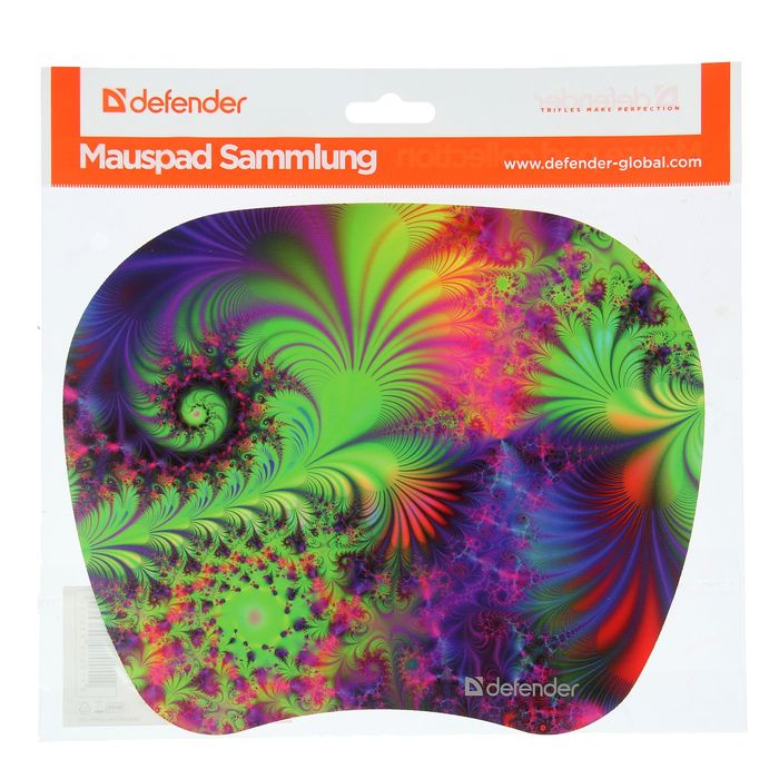 Коврик для мыши DEFENDER Turbo 210x175x1.2 мм, микс