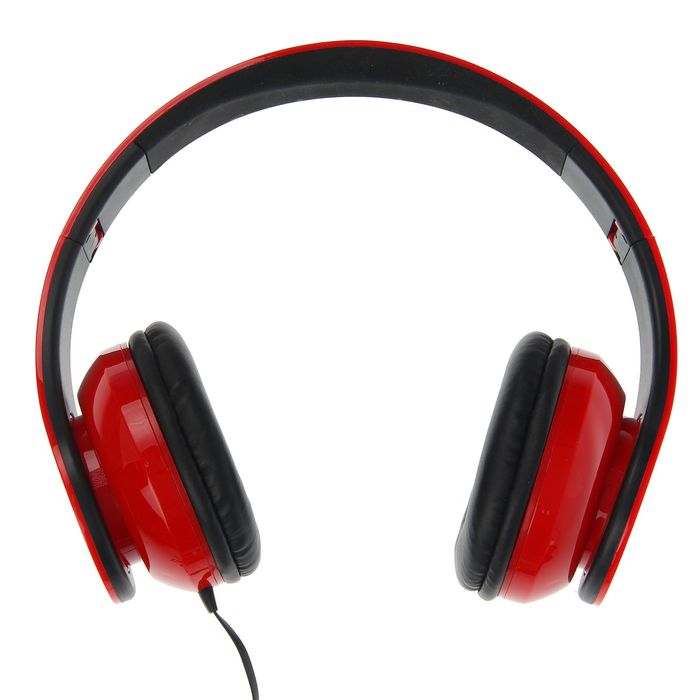 Гарнитура DEFENDER Accord HN-047, для смартфонов, кабель 1.2 м, красная